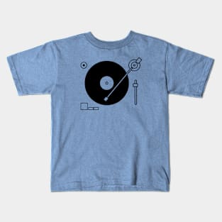 Vinyl Player Kids T-Shirt